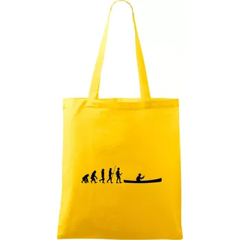 Evoluce kanoe stará - Taška bavlněná - 42 x 38 cm ( Žlutá )