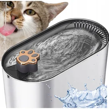 Miska pro psa Napáječka s fontánou z plastu Aptel bílá 3 l