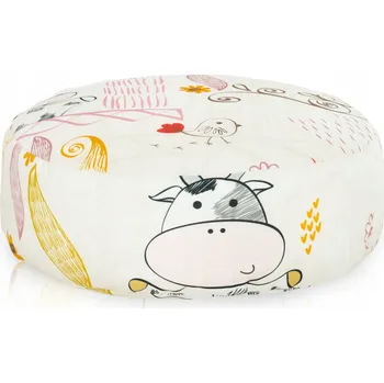 Taburet Zahradní podnožka NYLON dekorativní taburet MODRÁ