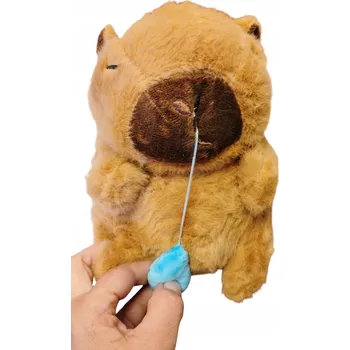 plyšák PLYŠÁK VIBRUJÍCÍ MEDVÍDEK KAPYBARA S BALÓNKEM 20 CM E2643 EMAJ