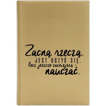 Kalendář Knižkový kalendář pro učitele 2026 A5 zlatý