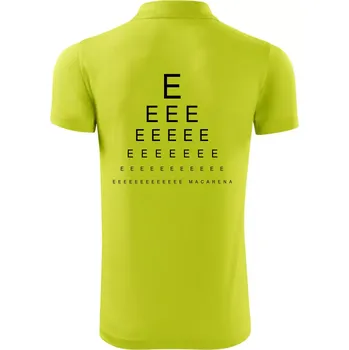Pánská košile EEE macarena - Polokošile Victory sportovní (dresovina) - M ( Limetková )