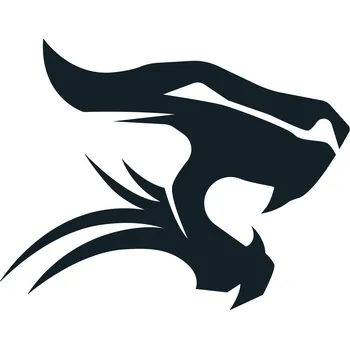 Samolepící dekorace Samolepka na stěnu tygr tribal 11x15cm