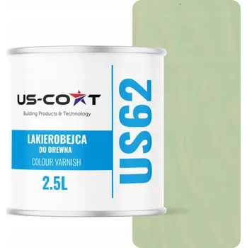 barva a nátěr na dřevo Lazura s olejem US-Coat 2,5 l zelená polomatná