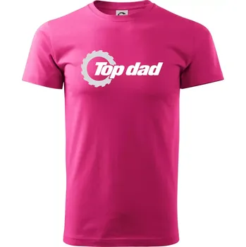 Pánské tričko Top Dad - Klasické pánské triko vyšší gramáže - XS ( Purpurová )