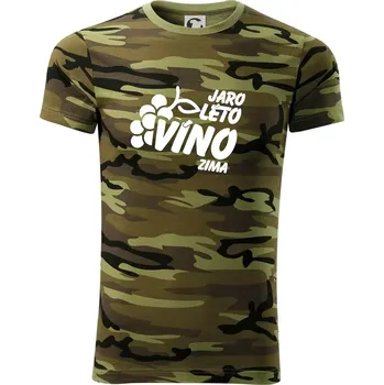 Jaro, léto, víno, zima - Army CAMOUFLAGE - M ( Zelený maskáč )