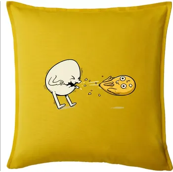 Polštář Vajíčko kejch - Polštář 50x50 - 50x50 - Pouze potah ( Žlutá )