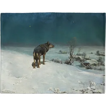 prostírání Prostírání na stůl Vlk Alfred Wierusz-Kowalski