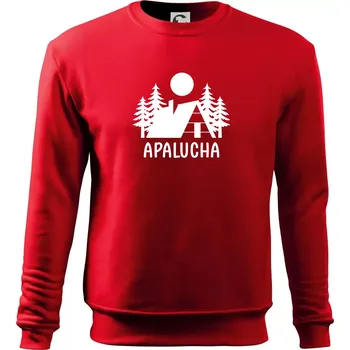 Chlapecké tričko Apalucha chalupa - Mikina Essential dětská - 158 cm/12 let ( Červená )