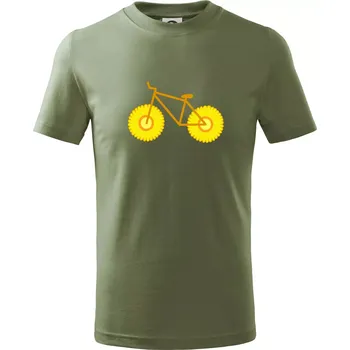Kolo kukuřice (Moňas) - Tričko dětské bavlněné - 104-110cm / 3-4 roky ( Khaki )