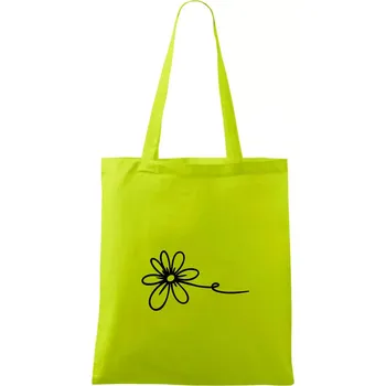 Kopretina - Taška bavlněná - 42 x 38 cm ( Limetková )