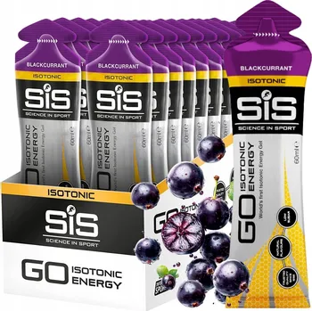 SIS GO ISOTONIC GEL ENERGETICKÝ GEL 10x60ml Černý Rybíz