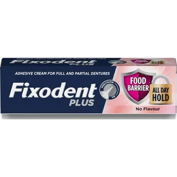 Péče o zubní náhradu Fixodent PLUS Fixační krém na zubní protézy FOOD BARRIER Bez chuti 40g 8058