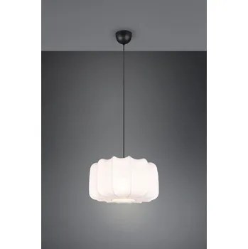 TRIO Reality R31971901 MADELINE závěsné svítidlo D400mm 1xE27 černá matná, bílá