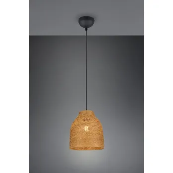 TRIO Reality R31731026 JOELINE závěsné svítidlo D250mm 1xE27 černá matná, hnědá