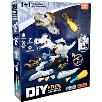 ostatní stavebnice STAVEBNICE DINOSAURUS K SESTAVENÍ ŠROUBOVÁNÍ DINOSAUŘI