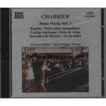 Zahraniční hudba CD Emmanuel Chabrier: Piano Works Vol. 3 1995