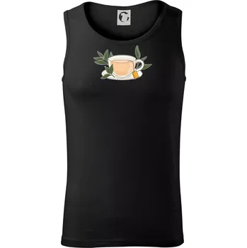 Šálek čaje - Tílko pánské Core - 2XL ( Černá )