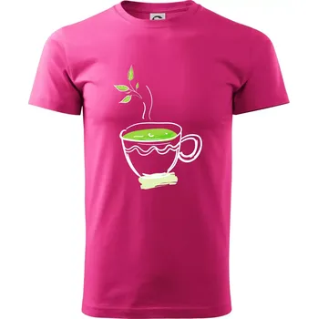 Pánská móda Hot matcha - Klasické pánské triko vyšší gramáže - M ( Purpurová )