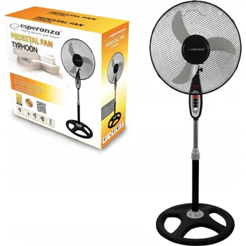 Domácí ventilátor Podlahový ventilátor Esperanza Typhon černý