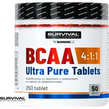 Aminokyselina Survival BCAA 4:1:1 Ultra Pure 250 tablet
