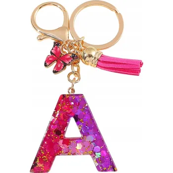 Klíčenka Abeceda - A/Růžová/Motýl KP-37945