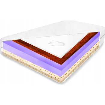 Matrace H3 H4 Pěnová Matrace 160x200 Latex Visco paměťová kokosová pěna 23 cm
