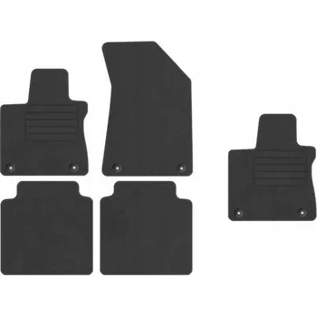 autokoberec Kobercové rohožky Edecor velurové 5 ks