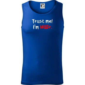 Trust me I´m MUDr. / Věř mi jsem MUDR. - Tílko pánské Core - XL ( Královská modrá )