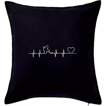 Polštář Hokejový brankář EKG - Polštář 50x50 - 50x50 - Pouze potah ( Černá )