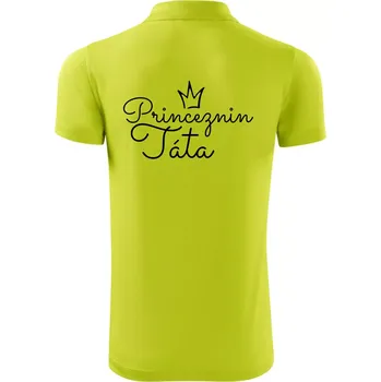 Pánská košile Princeznin táta - Polokošile Victory sportovní (dresovina) - S ( Limetková )