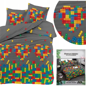 Povlečení Povlečení MARIA Povlaky na polštáře 70x80 Sada 160x200 3 Č. saténová stylová