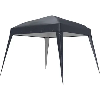 Zahradní altán Outsunny Náhradní střecha altánu Outsunny, náhradní plachta pro zahradní altán 3 x 3 m, náhradní střecha zahradního stanu, UPF50+, tkanina Oxford, tmavě šedá barva