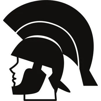 Samolepící dekorace Samolepka na stěnu Sparťan 15x14 cm