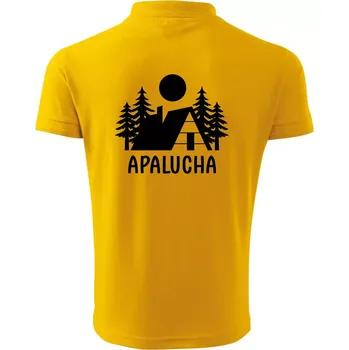 Pánská košile Apalucha chalupa - Polokošile pánská Pique Polo 203 - 3XL ( Žlutá )