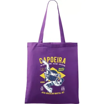 Capoeira Afro-brazil art - Taška bavlněná - 42 x 38 cm ( Fialová )