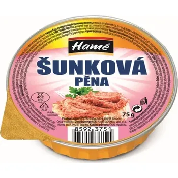 paštika a pomazánka Hamé šunková pěna 75g