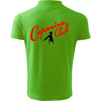 Pánská košile Capoeira club s tanečníkem - Polokošile pánská Pique Polo 203 - 5XL ( Apple Green )