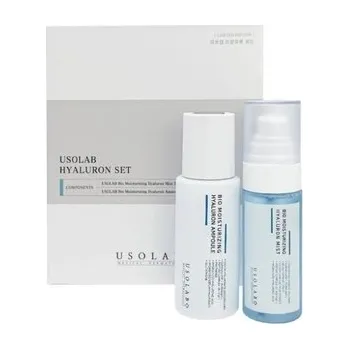 Kosmetická sada USOLAB Hyaluron Set (Mist+Ampoule) Sada kosmetiky s kyselinou hyaluronovou