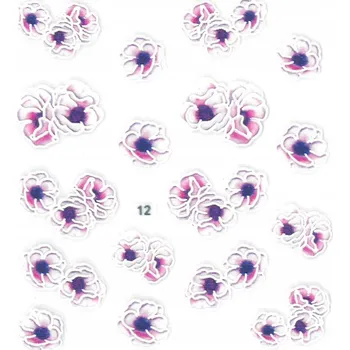 Samolepicí akrylová nálepka na nehty 5D #12