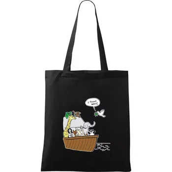 Pravda s Noemovou archou - Taška bavlněná - 42 x 38 cm ( Černá )