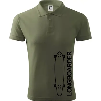 Pánská košile Longboard na výšku - Polokošile pánská Pique Polo 203 - 2XL ( Khaki )