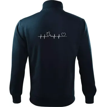 Pánská mikina Hokejový brankář EKG - Mikina bez kapuce Adventure - 3XL ( Námořní modrá (velmi tmavá - téměř černá) )