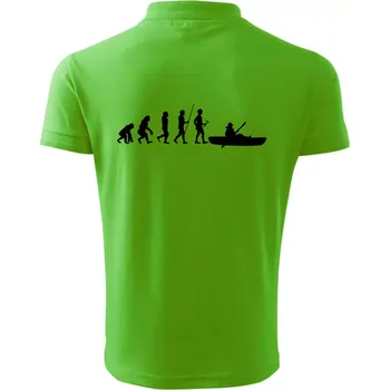 Pánská košile Evoluce kanoe krátká - Polokošile pánská Pique Polo 203 - 5XL ( Apple Green )
