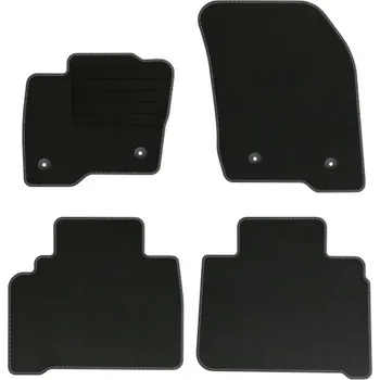 autokoberec Velurové autokoberce s upevněním v sadě Edecor