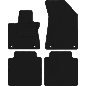 autokoberec Kobercové rohože Edecor velurové 4 ks