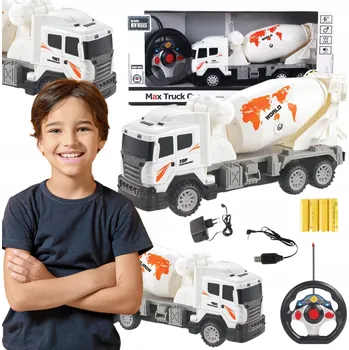 autíčko VELKÝ MÍCHAČKA NÁKLADNÍ AUTO HRAČKA míchačka hračka DÁLKOVÉ OVLÁDÁNÍ