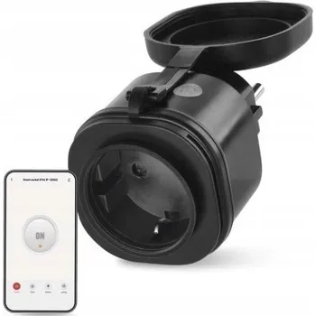 Elektrická zásuvka Dálkově ovládaná Elektrická Zásuvka Emos, černá