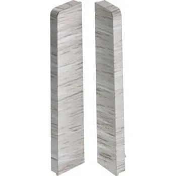 Podlahová lišta Vnější roh Cezar PVC 8 x 8, délka 0 cm, bílý