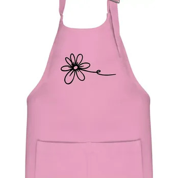 Kuchyňská zástěra Kopretina - Dětská zástěra na vaření - Univerzální velikost ( Růžová )